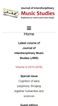 Mobile Screenshot of musicstudies.org