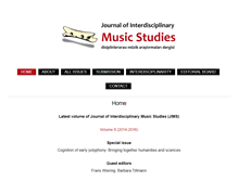 Tablet Screenshot of musicstudies.org